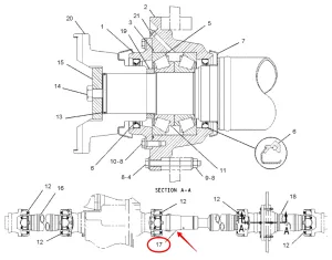 168-1916	JOINT GROUP, FOR CAT 992 (NEW AFTERMARKET)