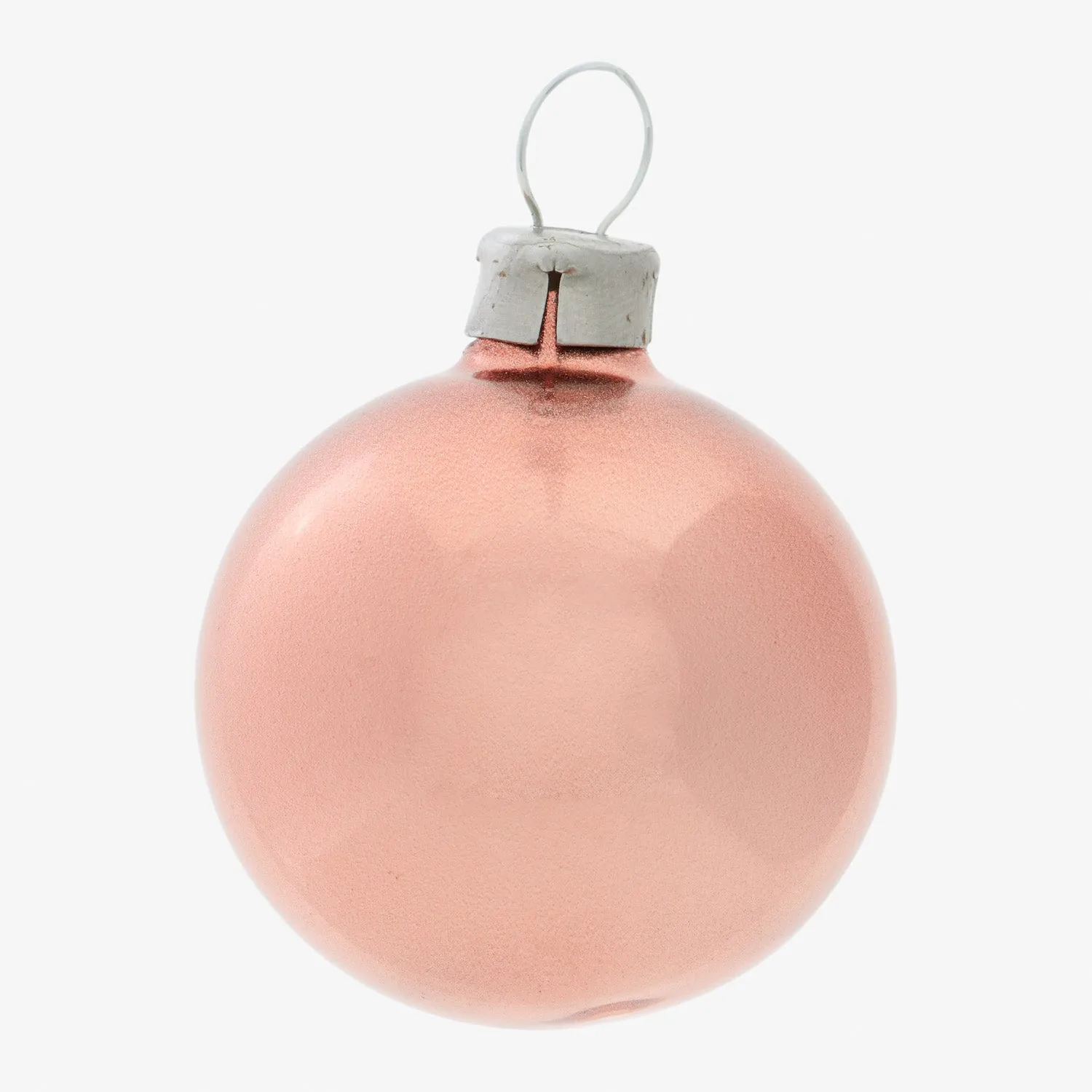 Assorted Rose Gold Sparkling Ball Ornament