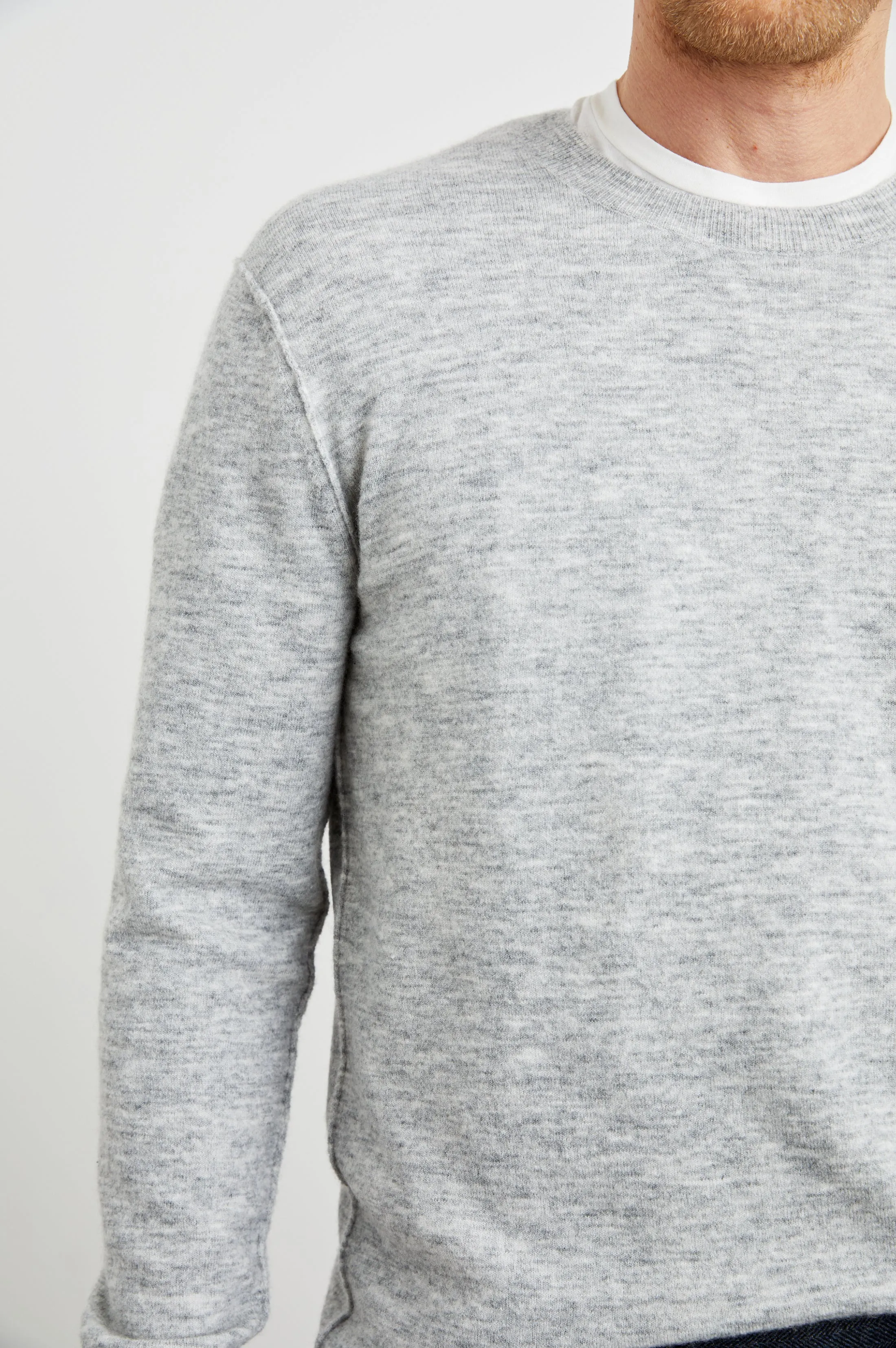 BECKSON SWEATER - HEATHER GREY