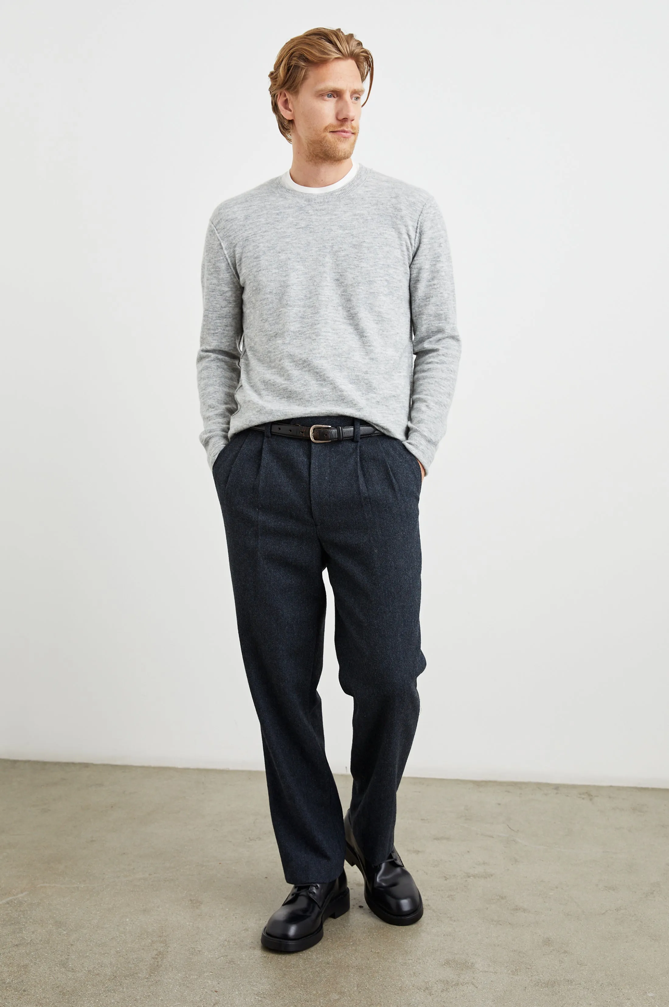BECKSON SWEATER - HEATHER GREY
