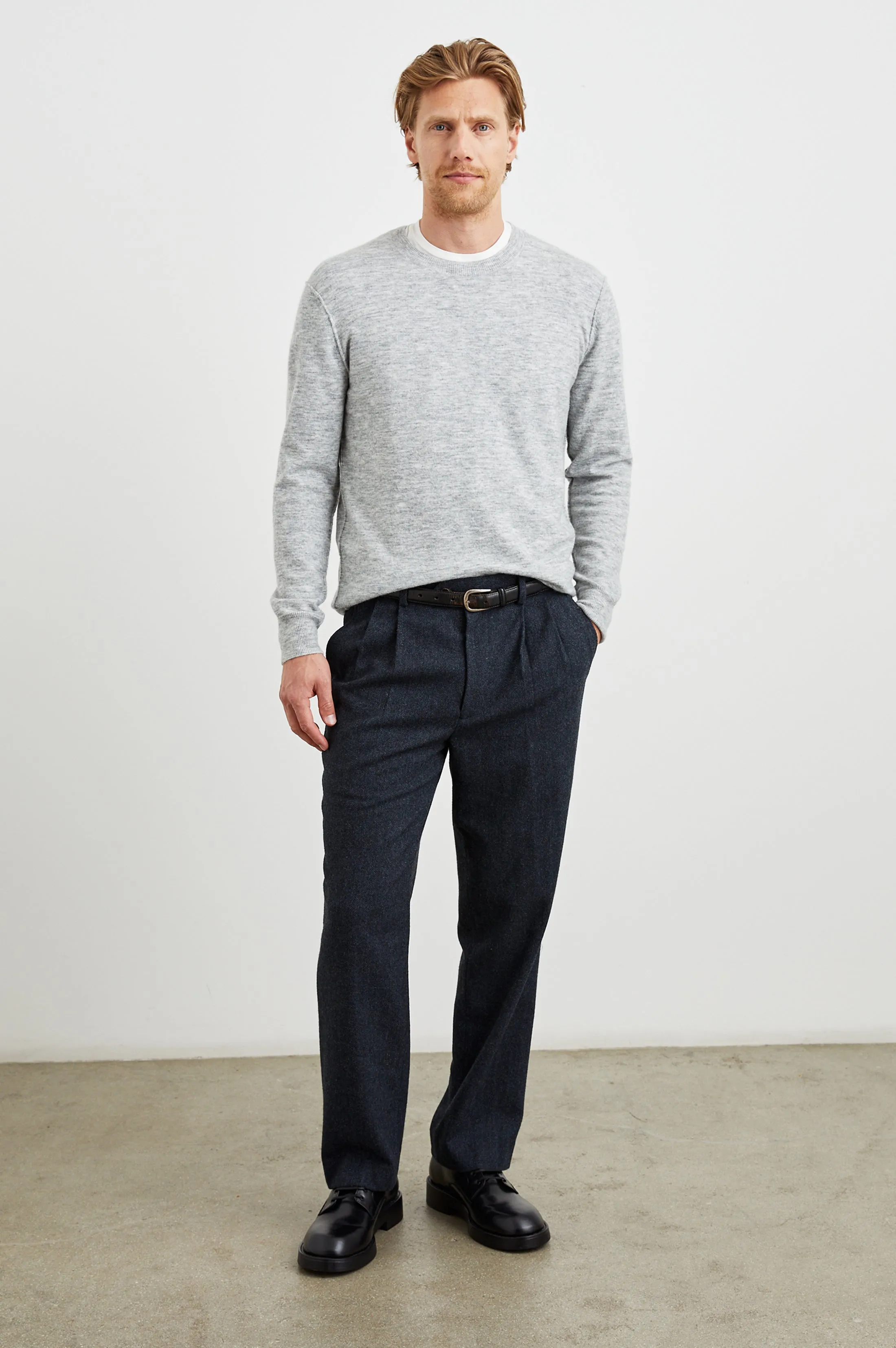 BECKSON SWEATER - HEATHER GREY