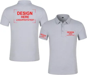 Custom Polo Shirts - Design Your Own Logo, Text, Or Name - Personalized for Men, Women & Kids, Ideal for Golf, Events & Work