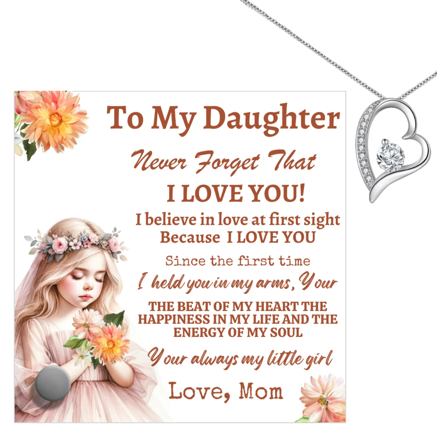 Daughter Gift | Plaque, Love Mom