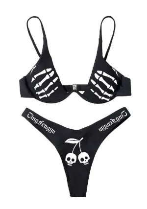 Grab Them Funny Bikini Set