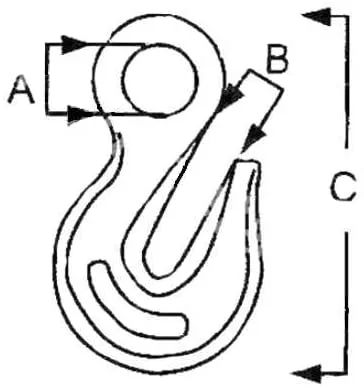 High Test Eye Grab Hook Zinc Plated or Stainless Steel