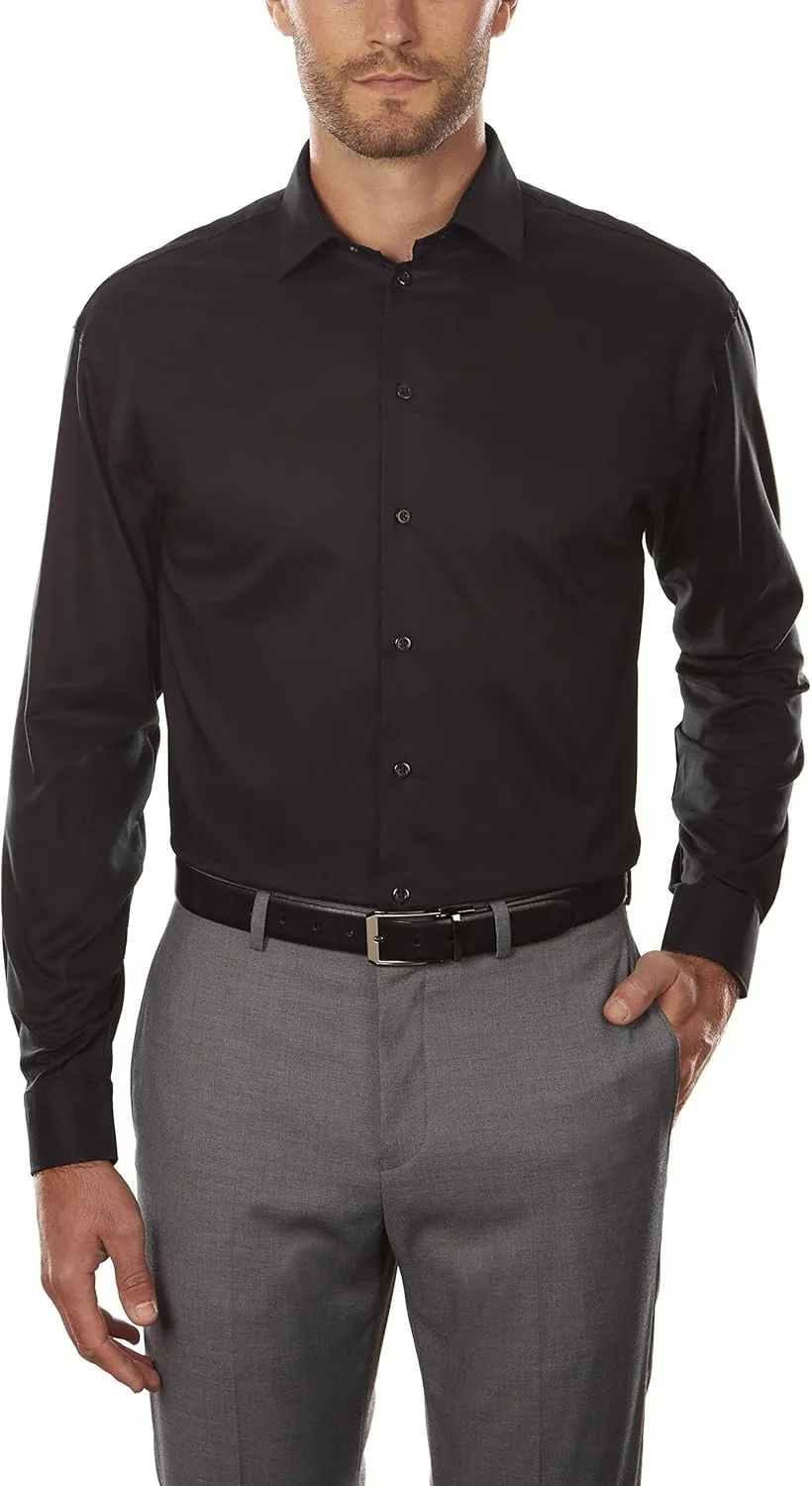Kenneth Cole Unlisted Men's Regular Fit Solid Dress Shirt - Amazon Exclusive
