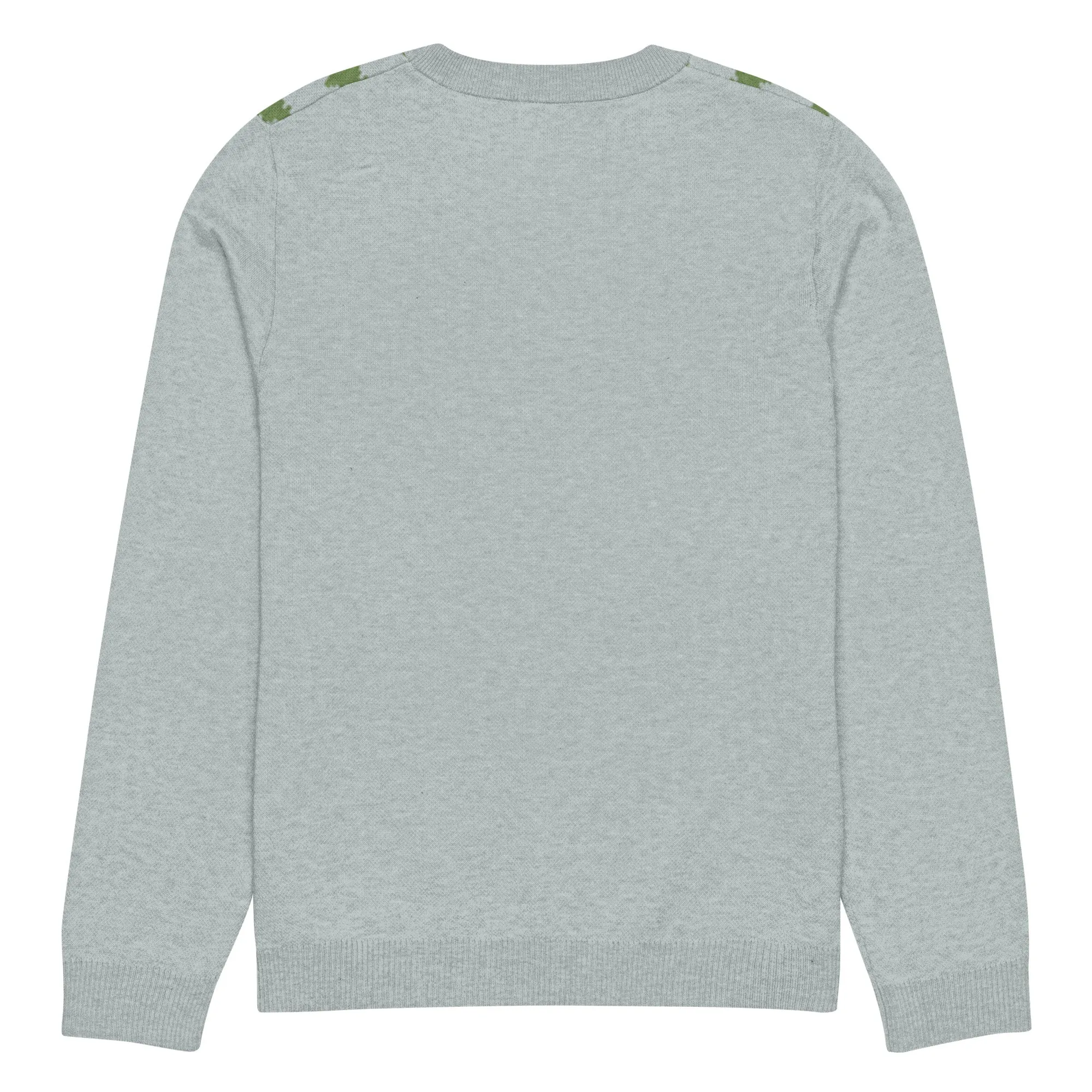 Knitted Crew Neck Sweater -- Festive Pattern (Glamourange Christmas Knitted Crew Neck Sweater - Front Pattern)