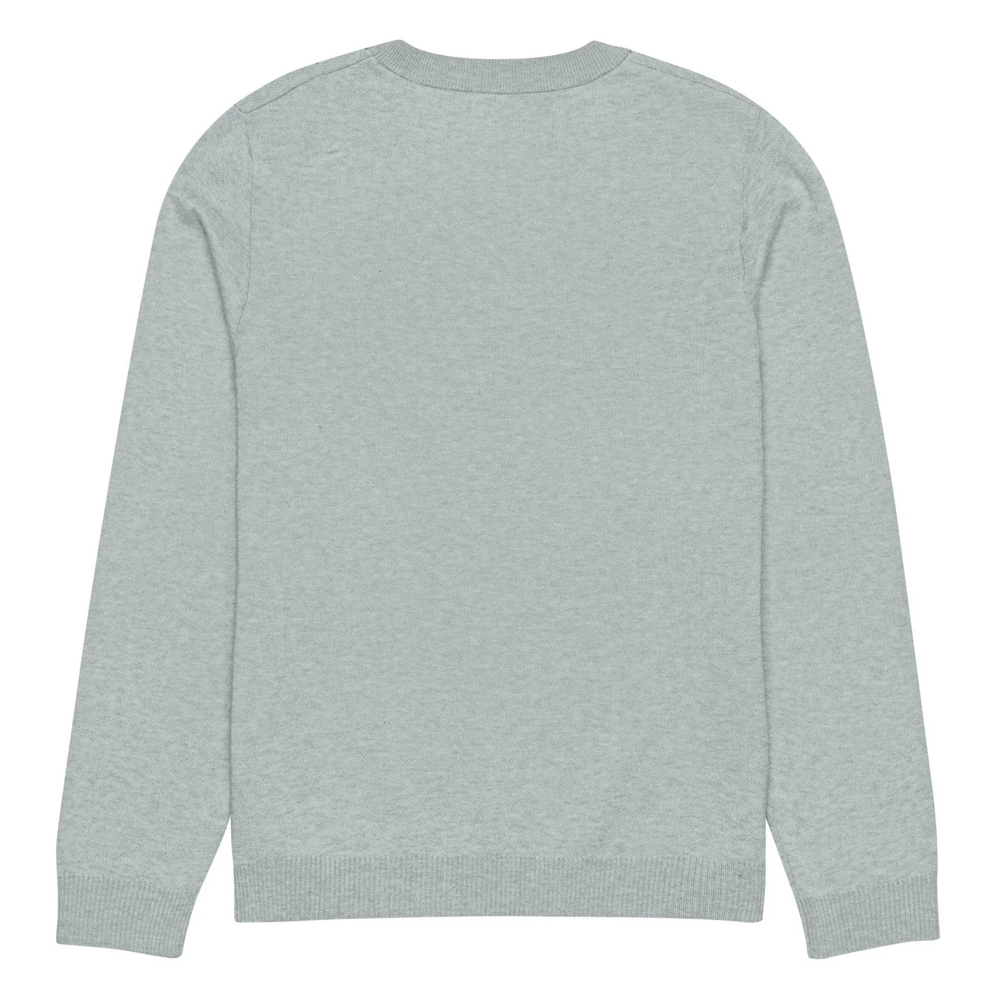 Knitted Crew Neck Sweater -- Festive Pattern (Glamourange Christmas Knitted Crew Neck Sweater - Front Pattern)