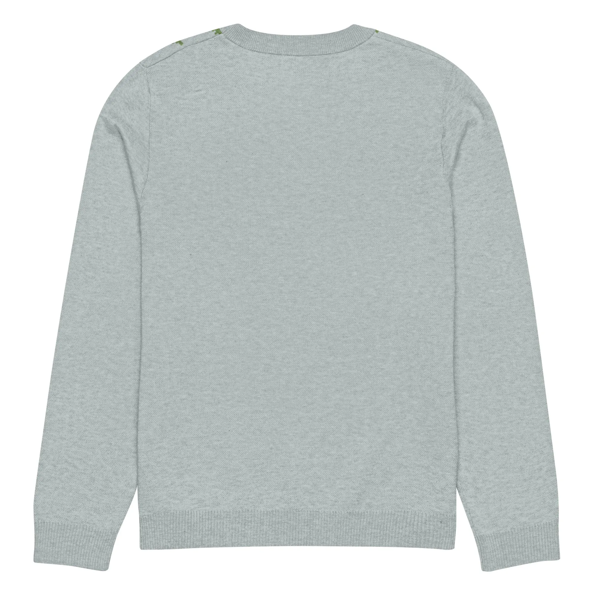 Knitted Crew Neck Sweater -- Festive Pattern (Glamourange Christmas Knitted Crew Neck Sweater - Front Pattern)