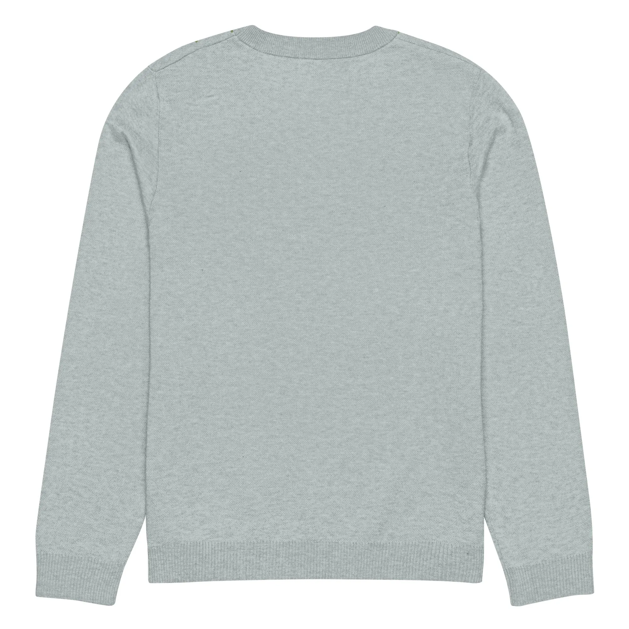 Knitted Crew Neck Sweater -- Festive Pattern (Glamourange Christmas Knitted Crew Neck Sweater - Front Pattern)