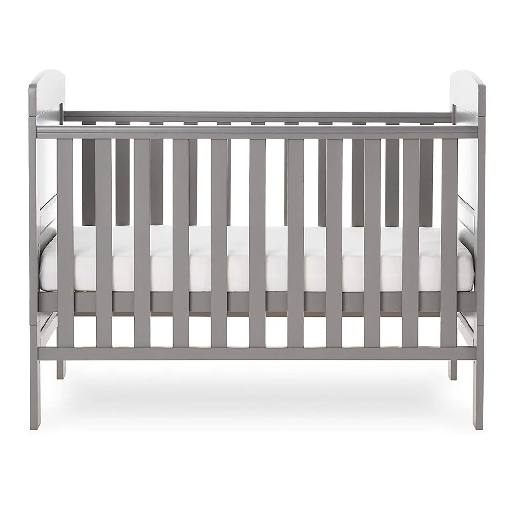 Obaby Grace Mini Cot Bed (Taupe Grey)