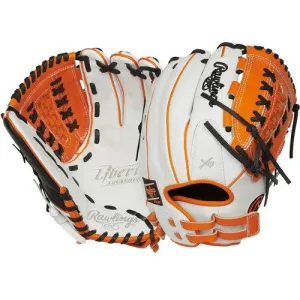 Rawlings Liberty Advanced 12.5" Fastpitch Softball Glove-Orange-Black: RLA12518-OB