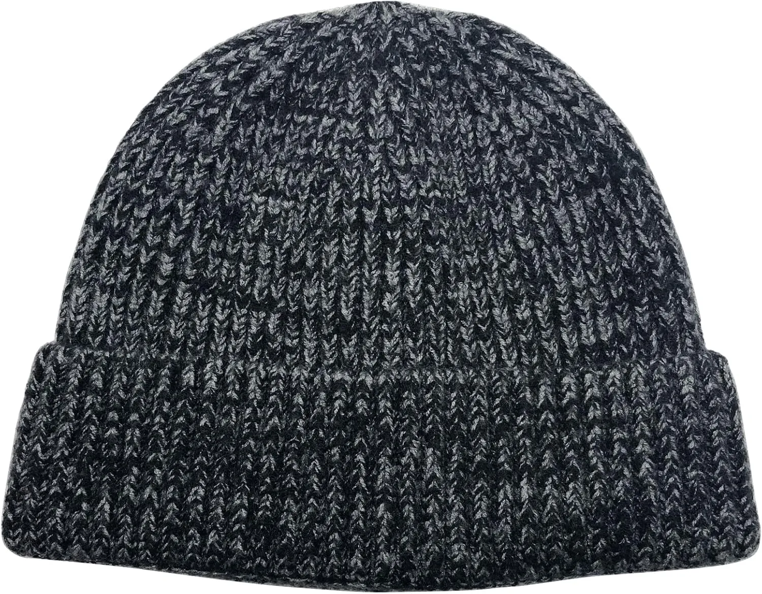 ROYBENS Swag Wool Knit Cuff Short Fisherman Beanie for Men Women, Winter Warm Hats