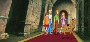 Scooby-Doo Original Production Pan Cel With Matching Drawing