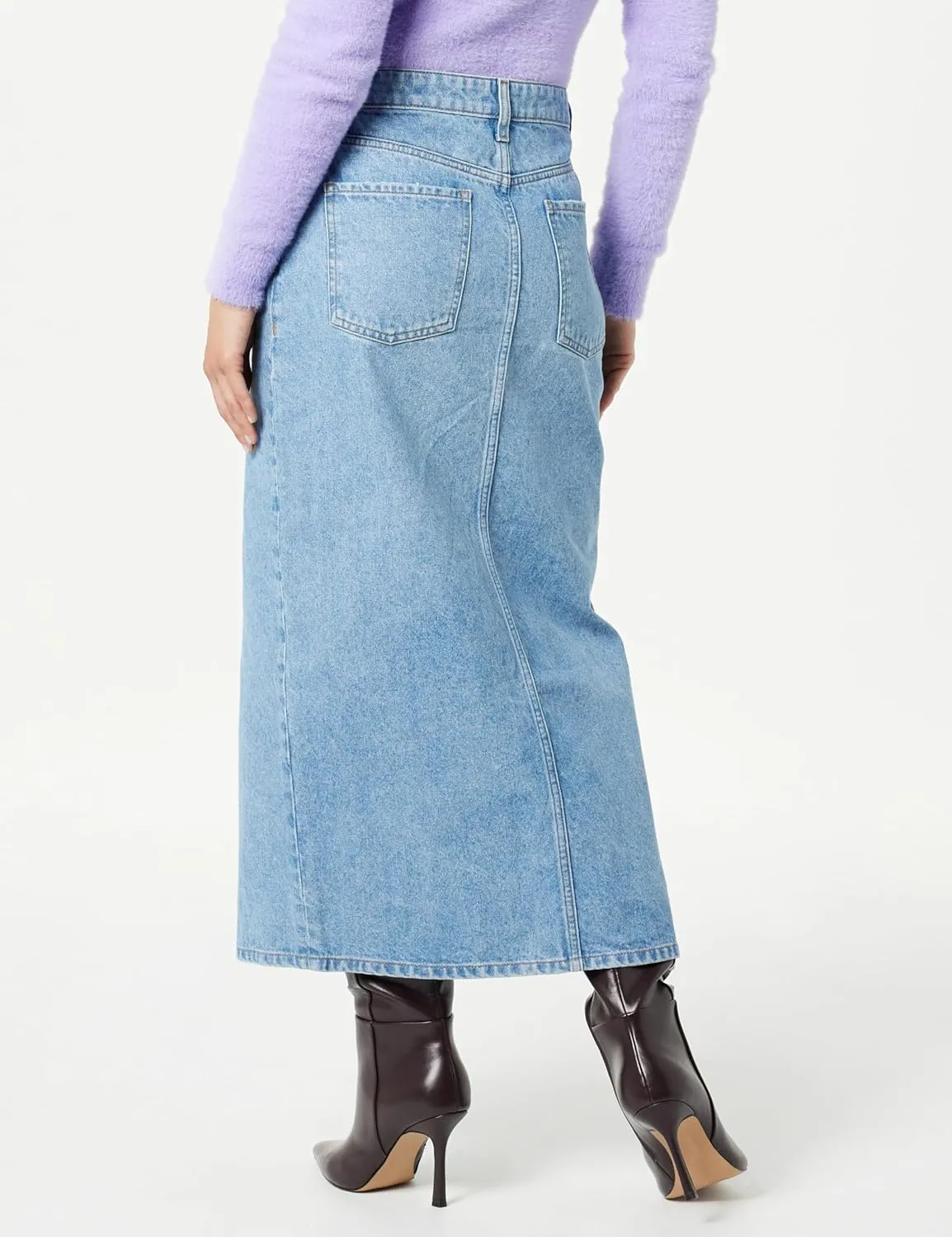 The Drop Women's Dixon Denim Column Skirt