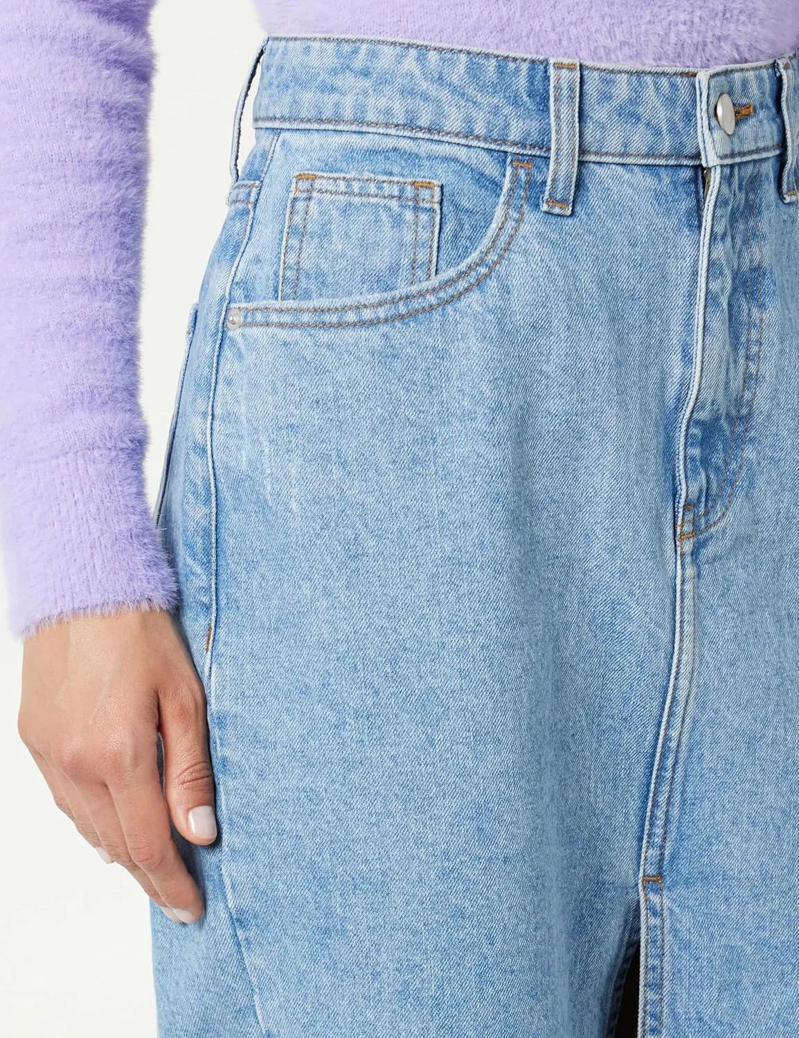 The Drop Women's Dixon Denim Column Skirt