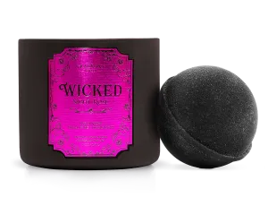 Wicked Night Rose - Candle and Bath Bomb Set (without Jewelry)