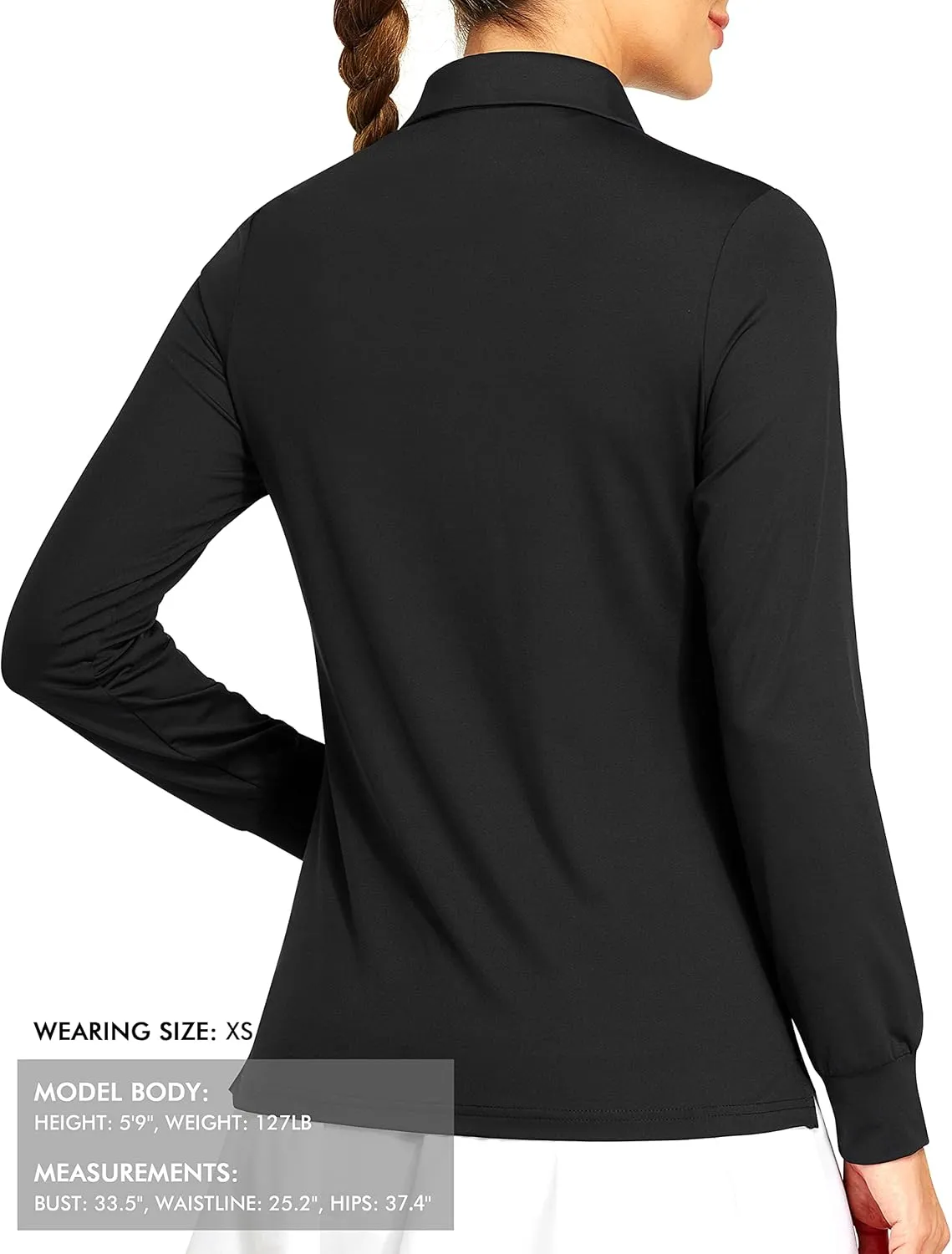 Women's Golf Shirt Short Long Sleeve Polo Shirts Lightweight Quick-Dry Workout Daily Work Shirts Tops for Women