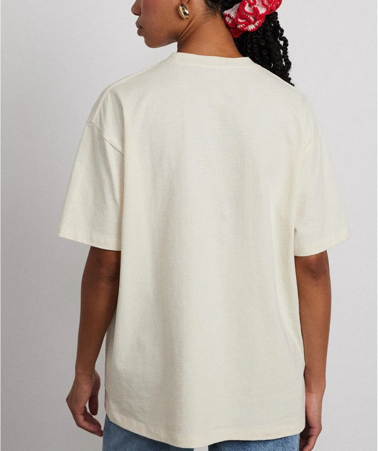 Y2k Womens Oversized Fruit Graphic Print Tees Shirts Vintage Flower Baggy Tshirt Tops Coastal Clothes Aesthetic